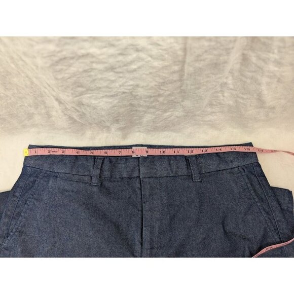 GAP women's 10 regular slim city crop dark denim, work, business, stretch S14 - Picture 7 of 9